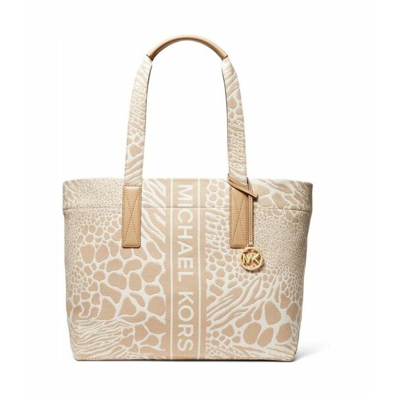 Michael Michael Kors Logo the Michael Large Tote Bag - Camel Multi - Picture 1 of 3
